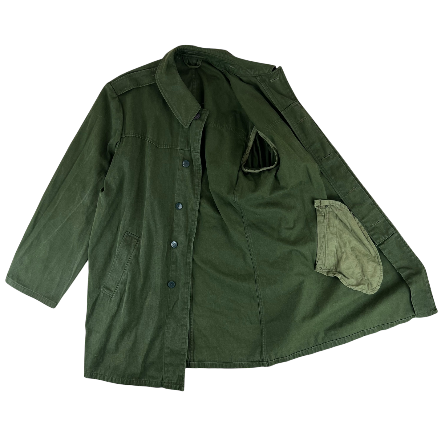 Hungarian People's Army Olive Green Field Parka - Large