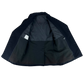 US Navy 80s Black Wool Peacoat - Medium 36S