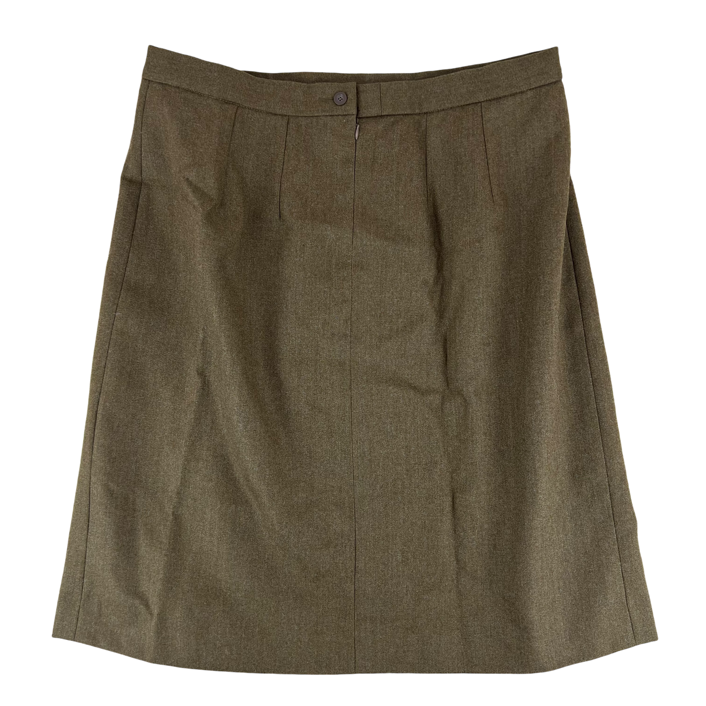 British Army Women's Barracks Brown Ceremonial FAD No. 2 Dress Skirt - W38 L28