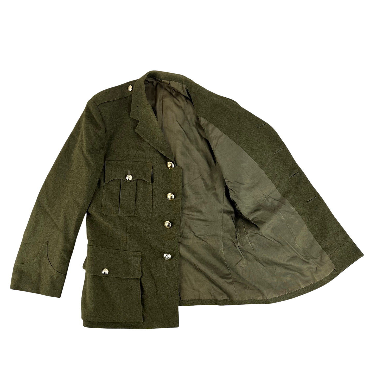 British Army 1980 Pattern No. 2 Olive Green Dress Jacket - REME - Medium