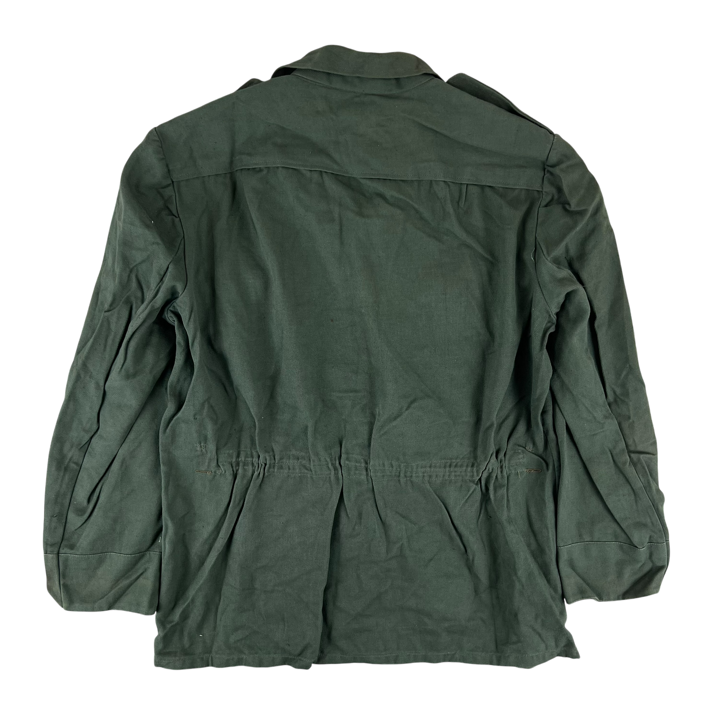 Bulgarian People's Army Officer's Olive Green Cossack Shirt - Large