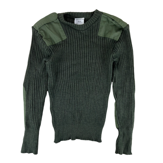 British Army Olive OG Utility Jersey Pullover Jumper - Medium 94cm