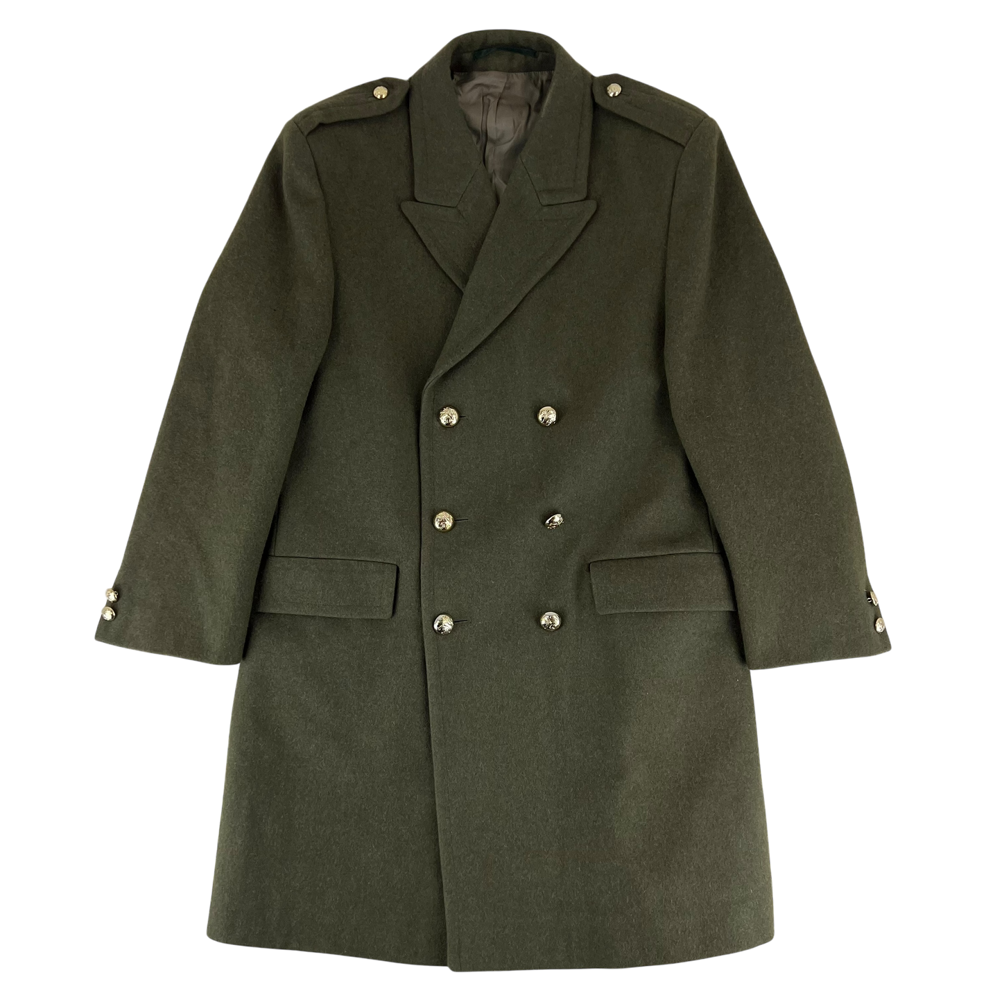 Belgian Army Olive Greatcoat - Medium