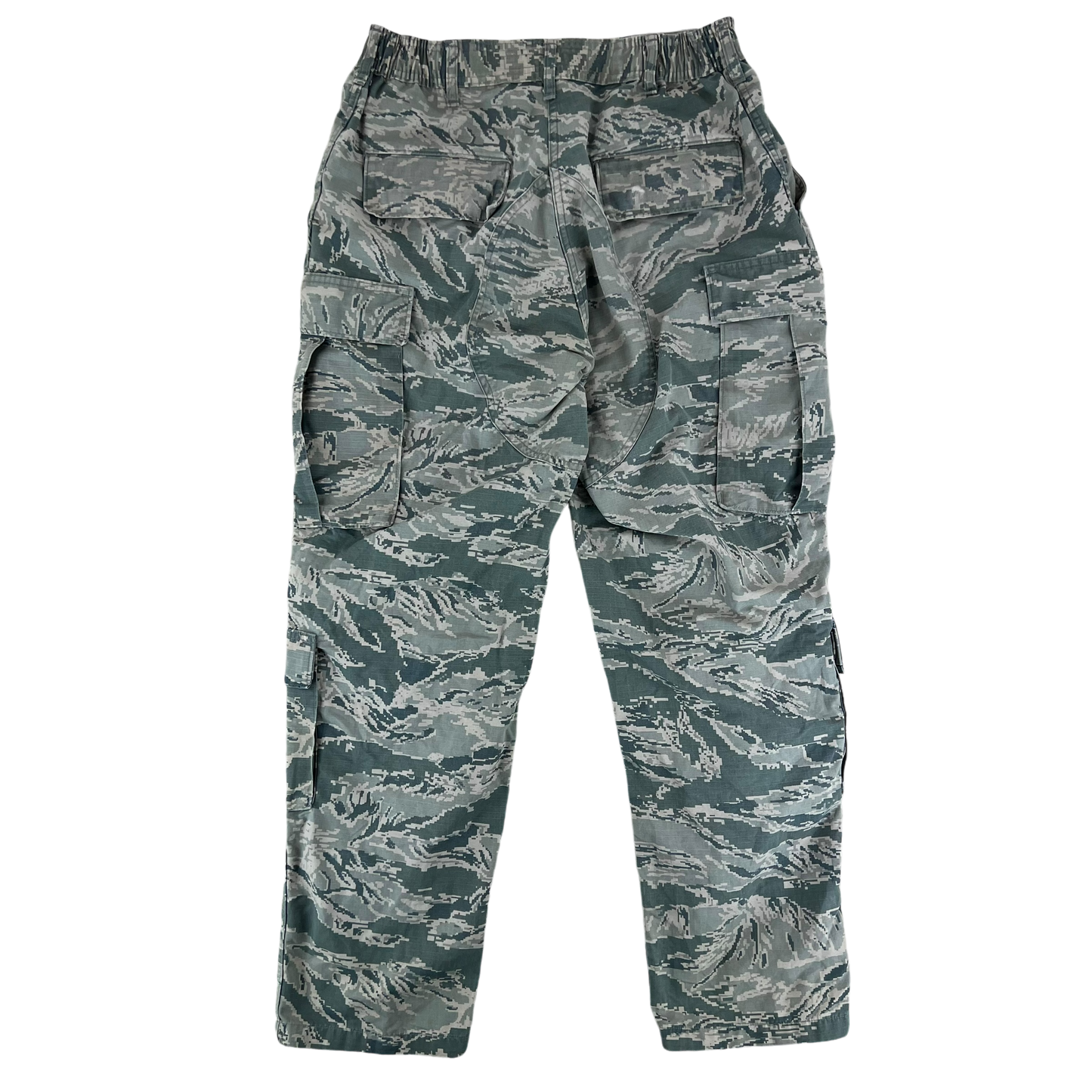 US Air Force Digital Tiger Stripe DTS Pixel Camouflage BDU Combat Trousers - W28 L31