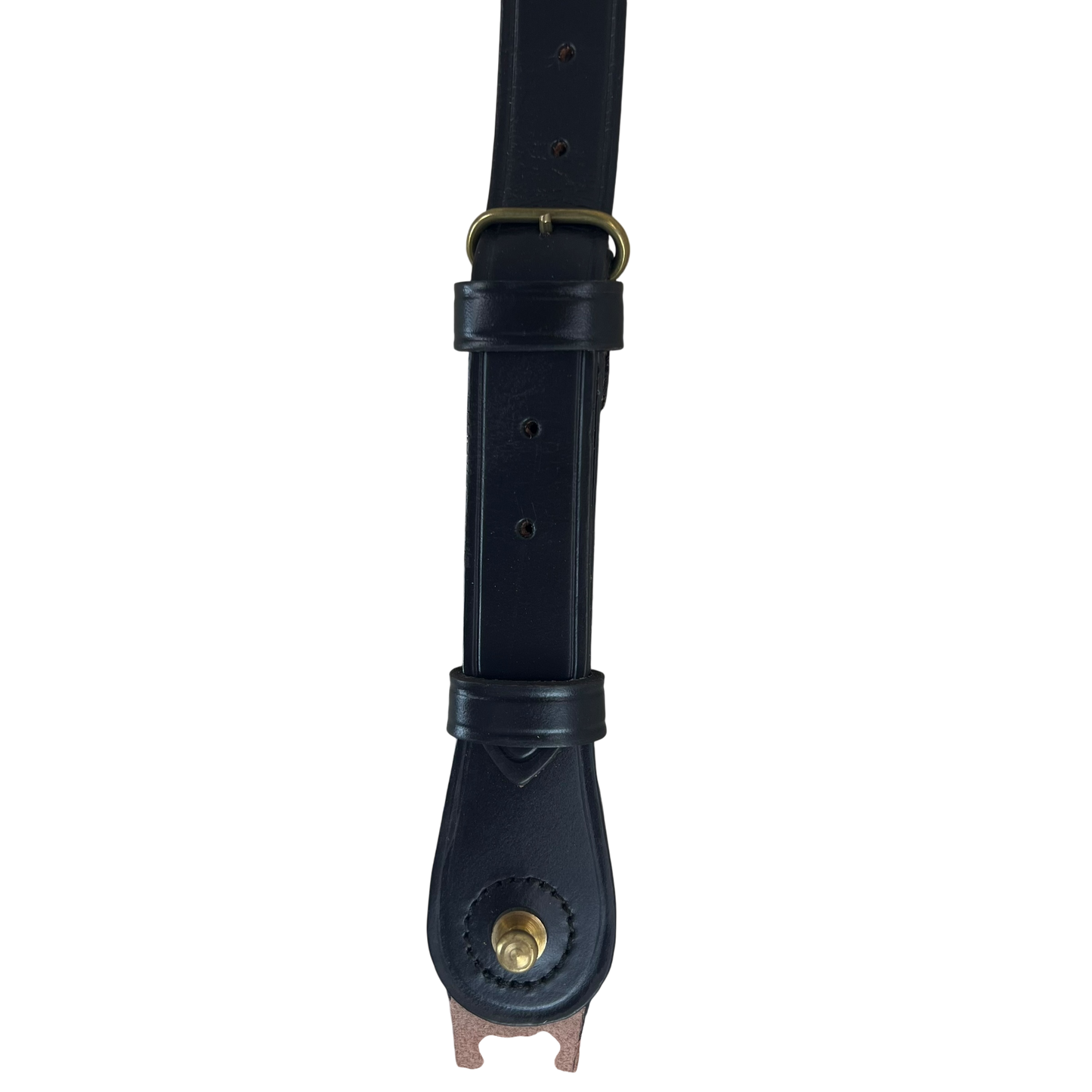 British Army Brown Leather Sam Browne Belt Shoulder Strap - Size 6