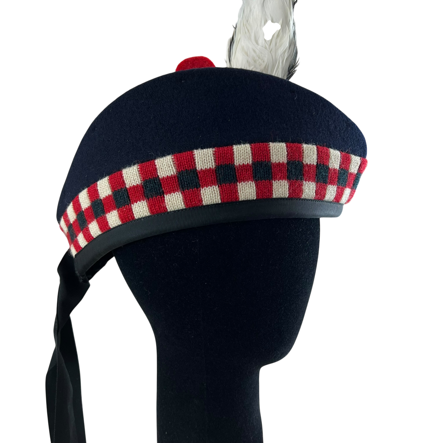 British Army Glengarry w/ Badge & Plume - Royal Regiment of Scotland - X Small 54cm