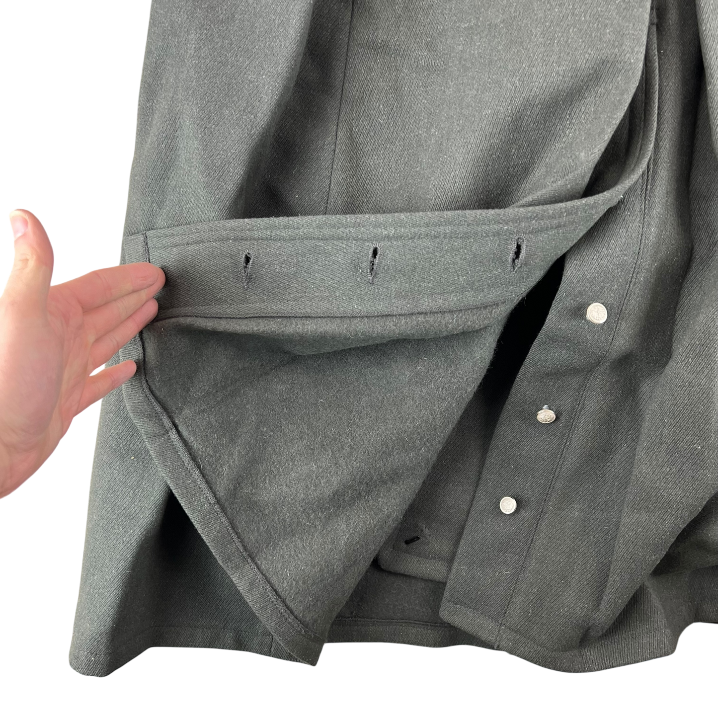 Austrian Army Officer's Greatcoat Field Grey - Large 104II