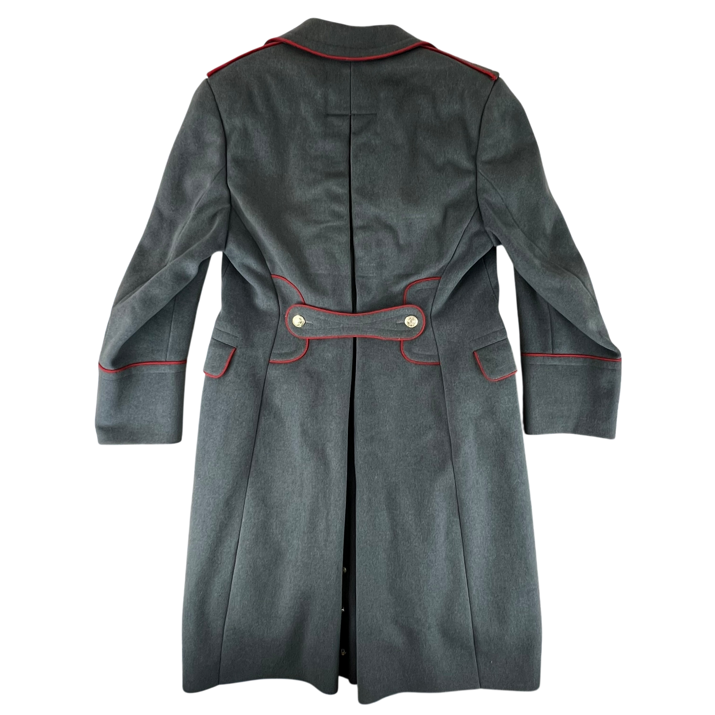 Soviet Russian Army Grey Wool General's Greatcoat - Large