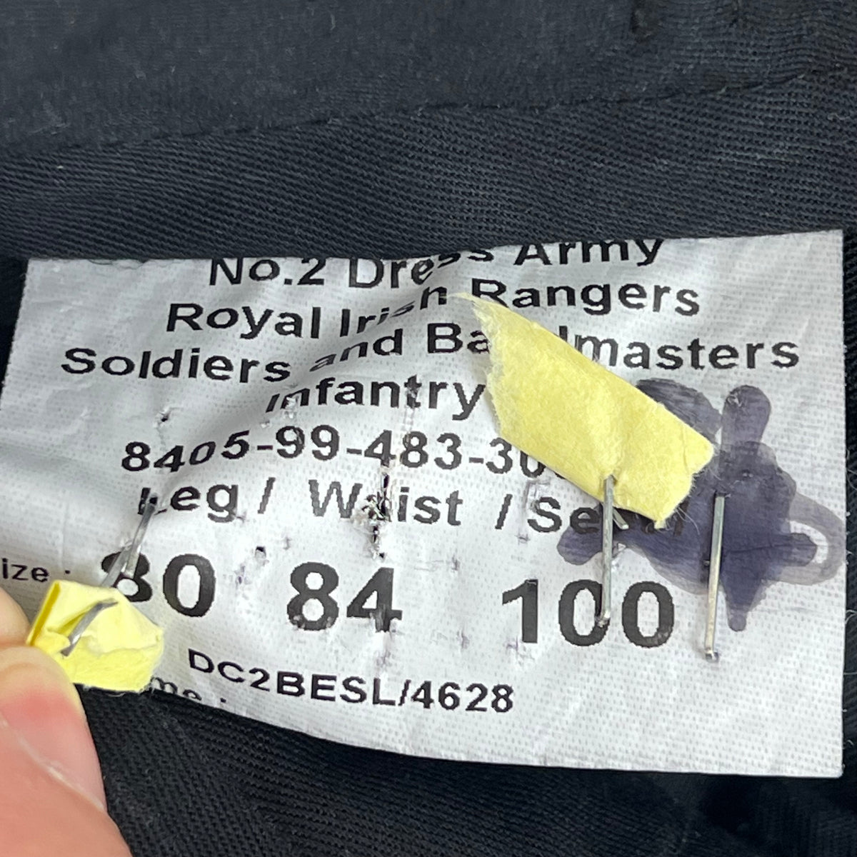 British Army Royal Irish Rangers No. 2 Dress Trousers - W33 L26.5