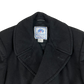 US Navy Black Wool Peacoat - Large 44R