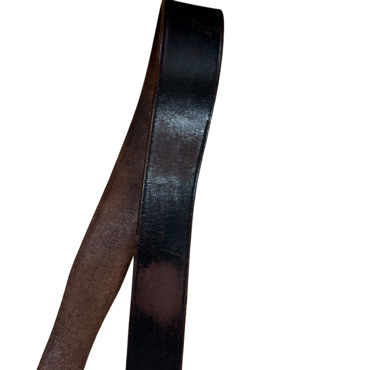 British Army Oxblood Sam Browne's Leather Belt - Medium / Large