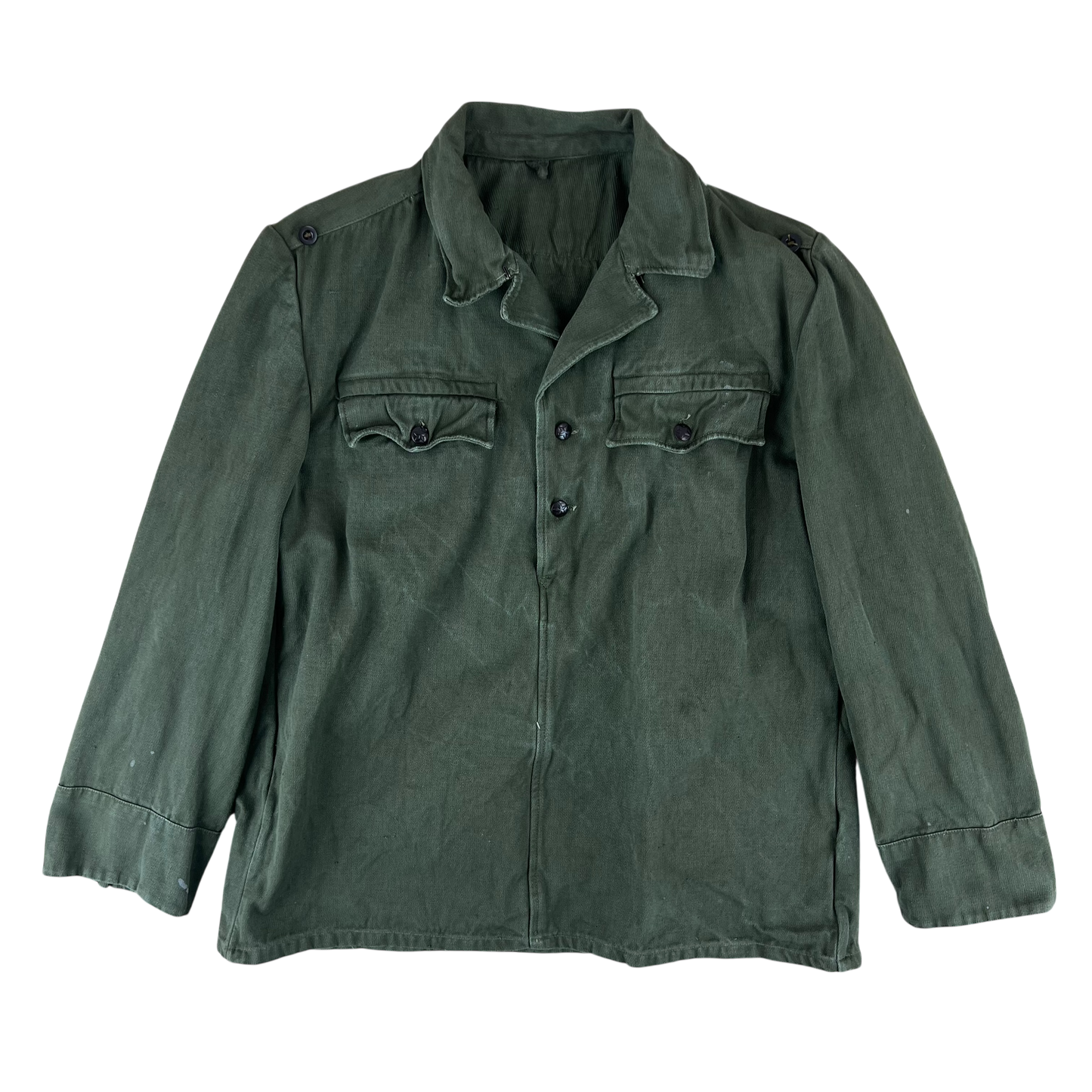 Bulgarian People's Army Olive Drab Cossack Shirt - Large
