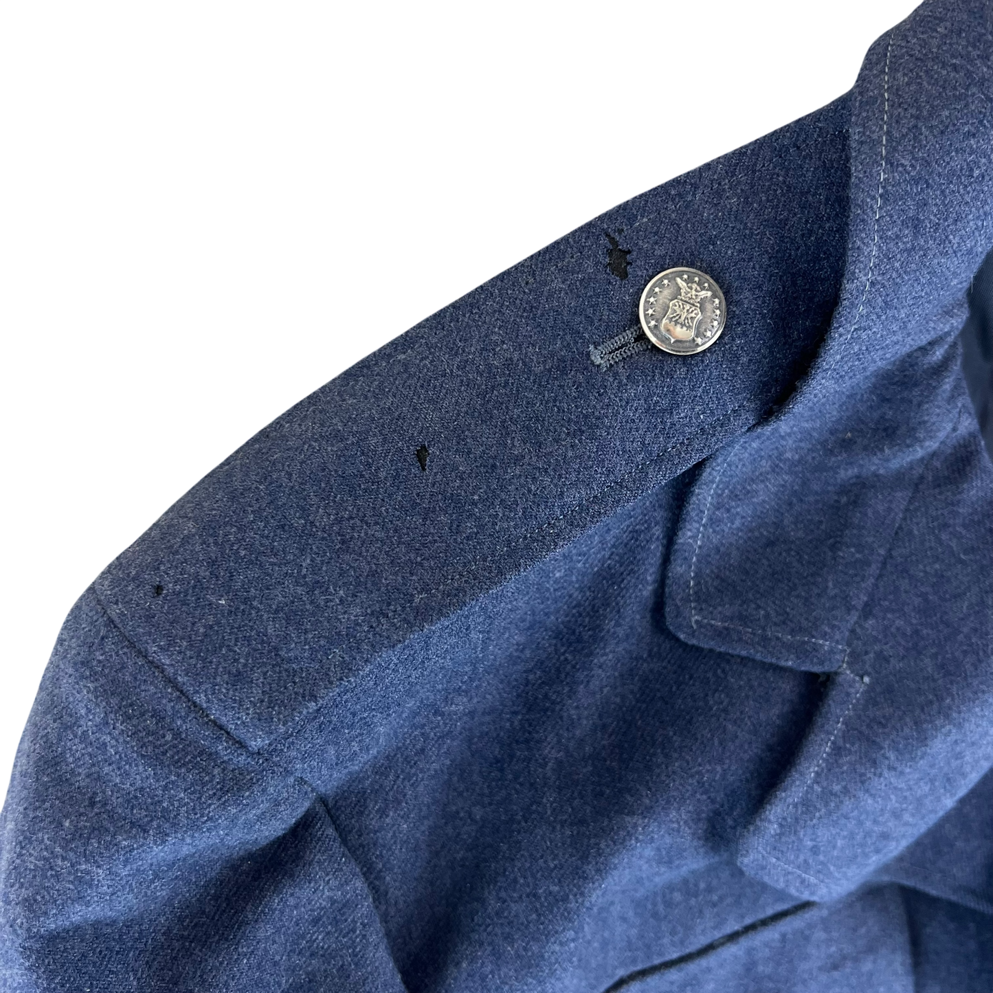 US Air Force 40's Blue Serge Service Dress Jacket - Small 35L