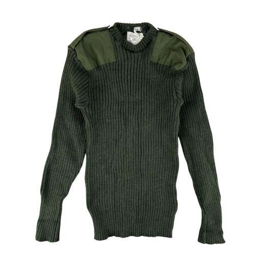 British Army Olive Green Pullover Jumper - Medium 100cm
