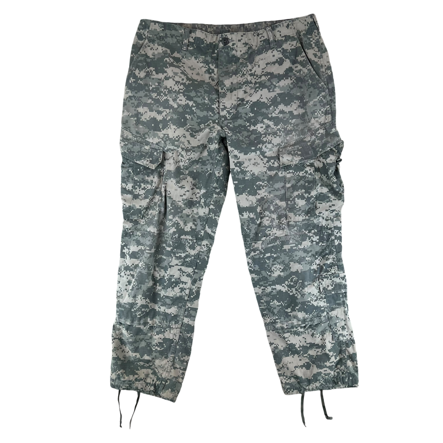 US Army UCP Pixel Camo ACU BDU Ripstop Combat Trousers - W38 L30