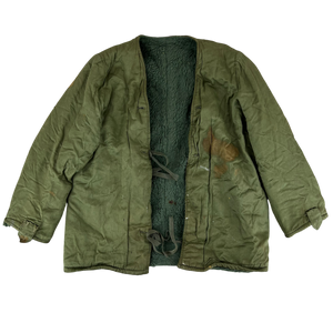 Greek Army M65 Faux Fur Jacket Liner - Medium