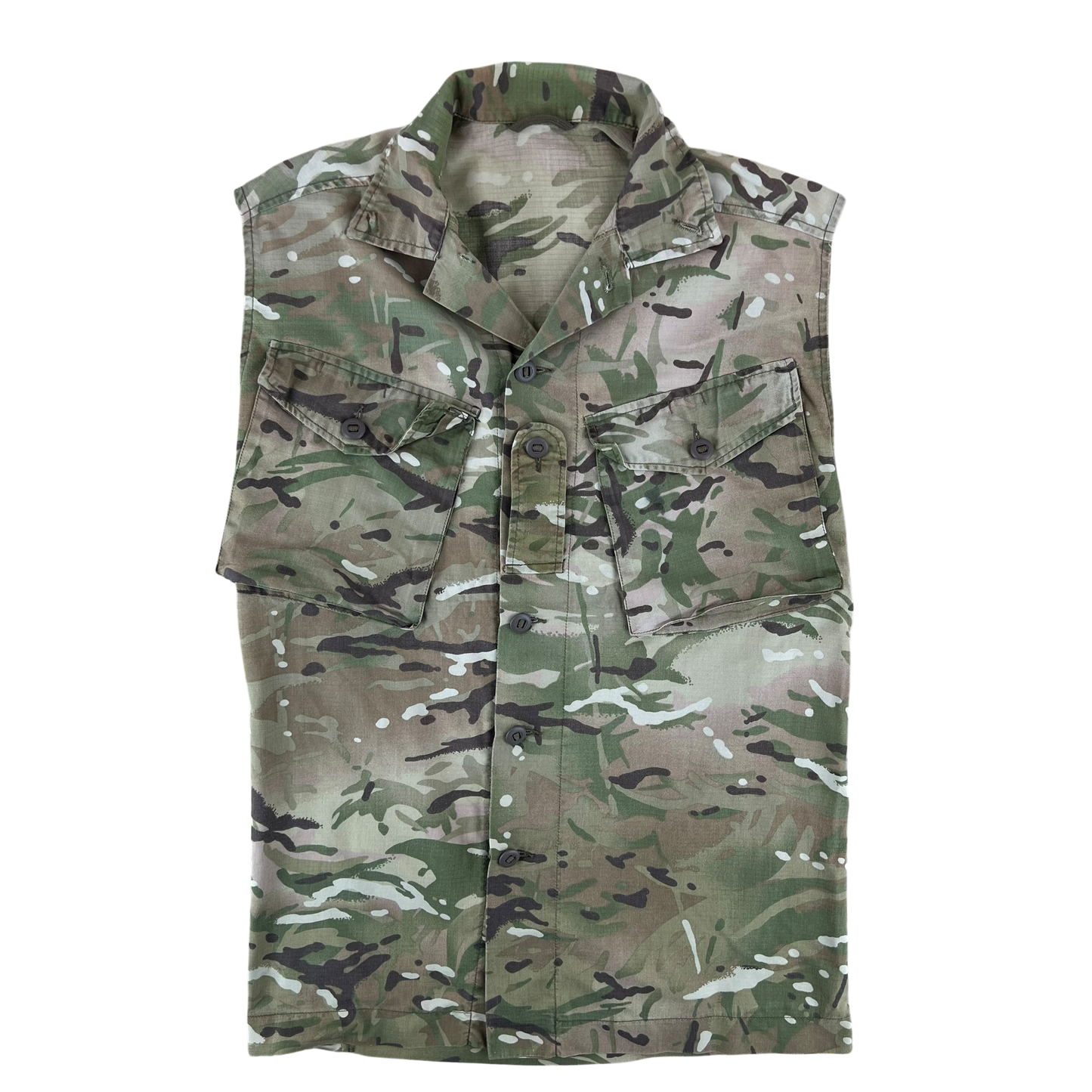 British Army MTP Camouflage Field Tailored Barracks Shirt / Vest - Medium 190/96