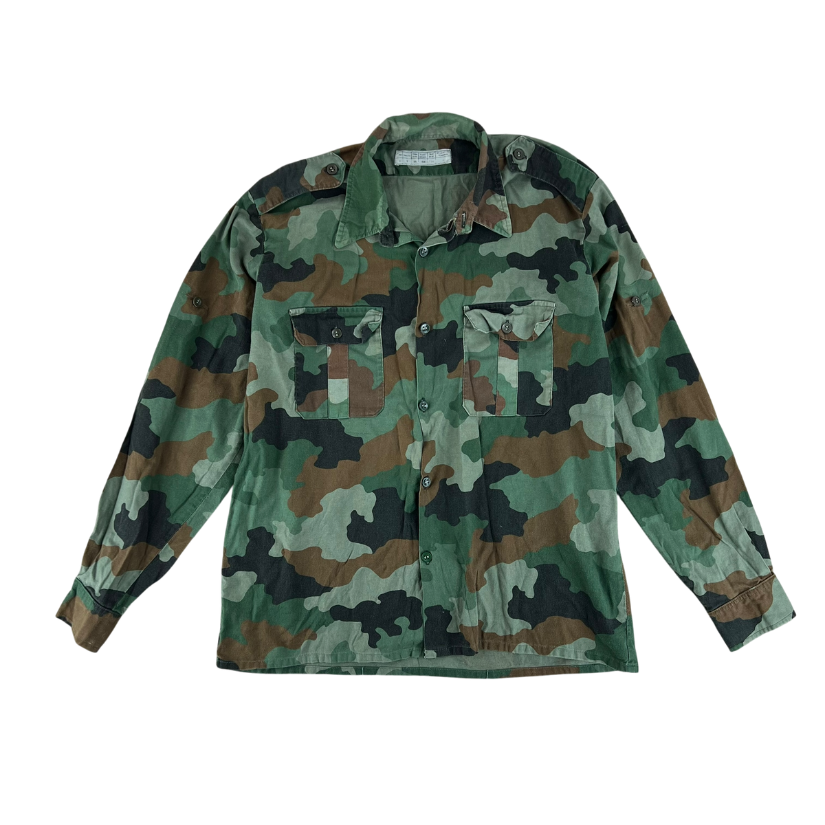 Serbian Army M93 Oak Leaf Camouflage Shirt - X Large
