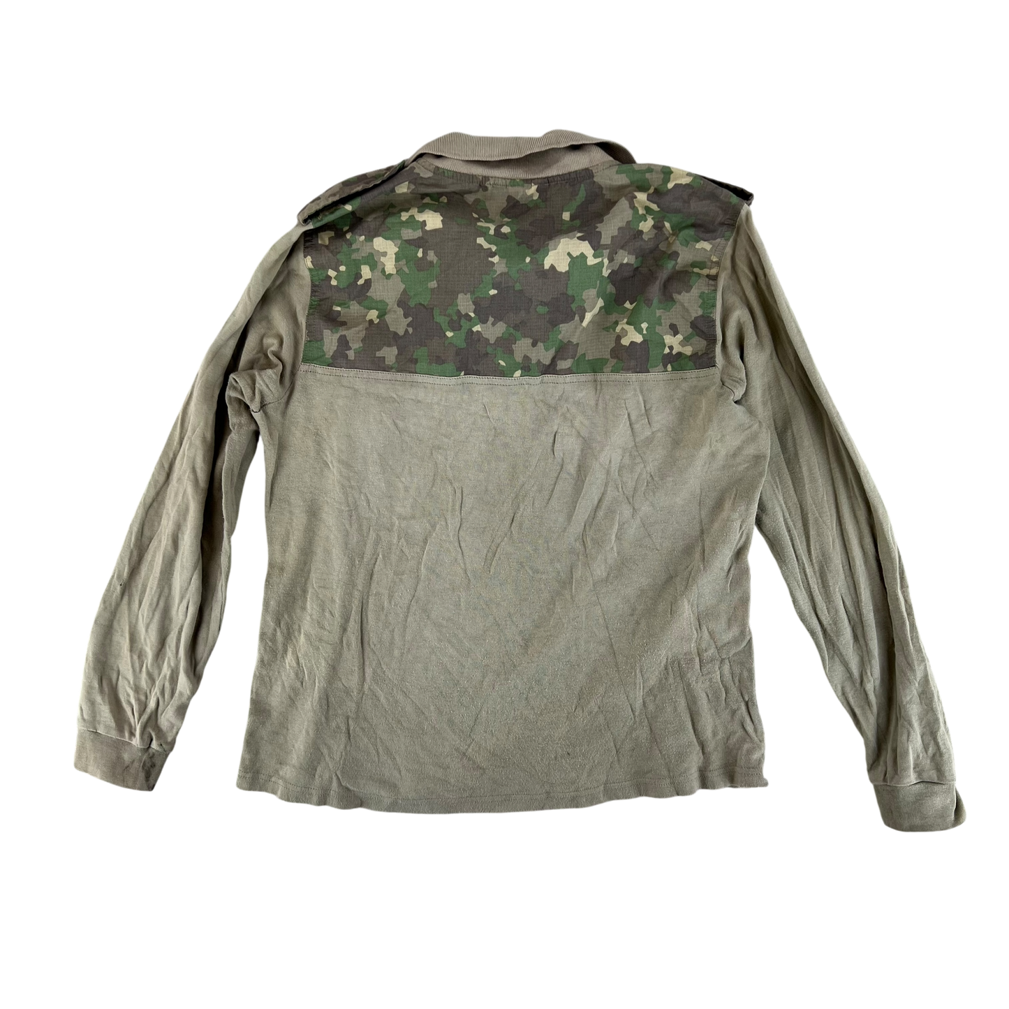 Romanian Army M2017 Woodland Camouflage Polo Top - Medium