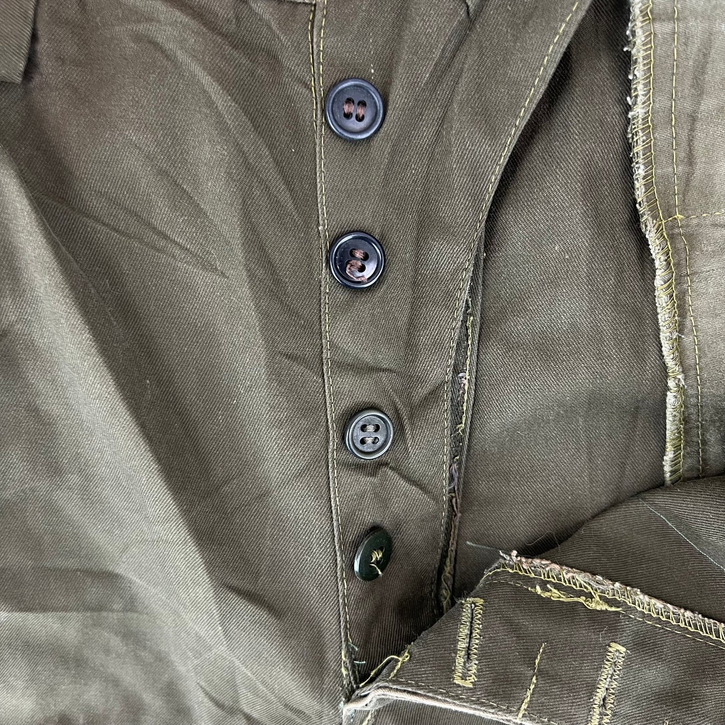 Italian Army Olive Drab Roma 75 Trousers - W32 L26.5