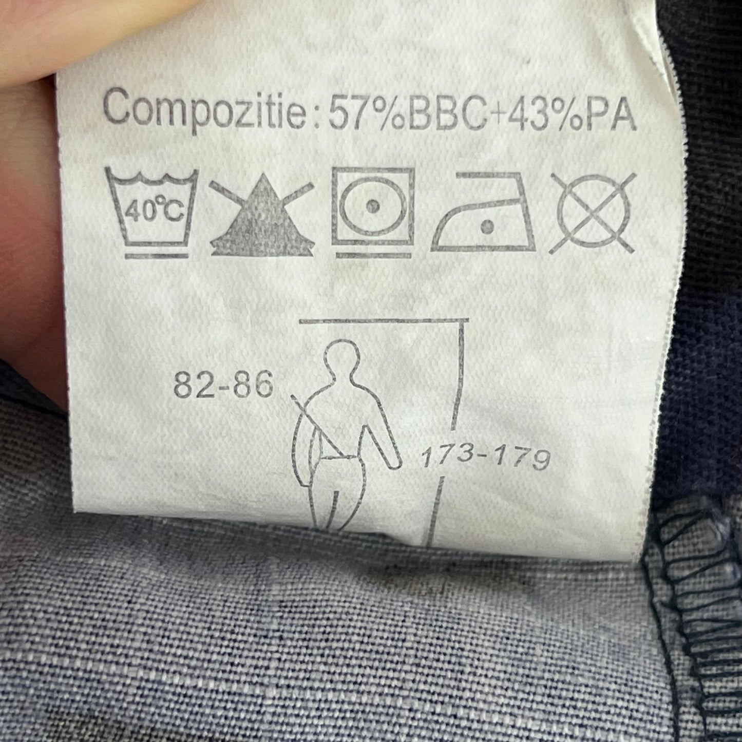 Romanian Navy M2017 Blue Camouflage Ripstop Trousers - W30 L31