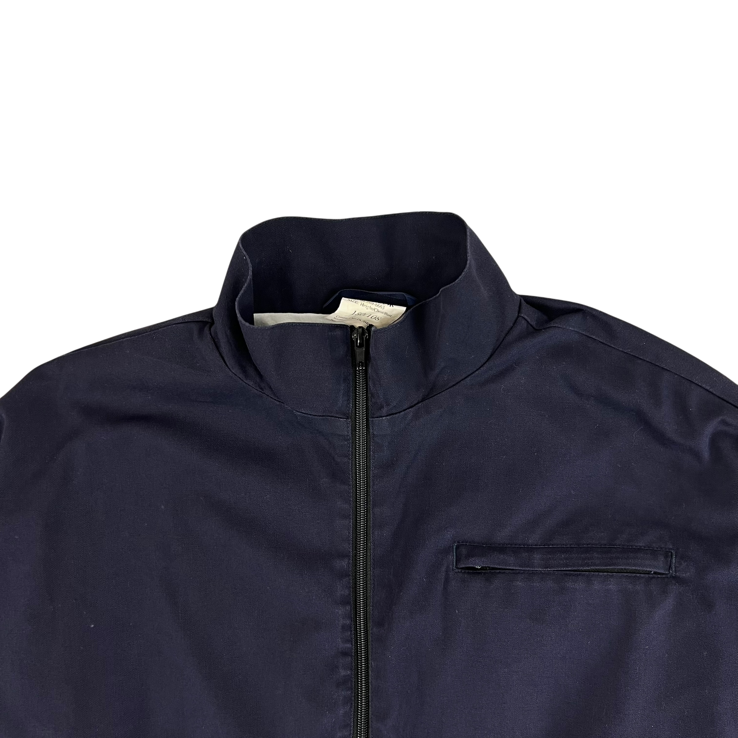 British Army / Tri-Services Navy Blue PTI Tracksuit Top Jacket - Large
