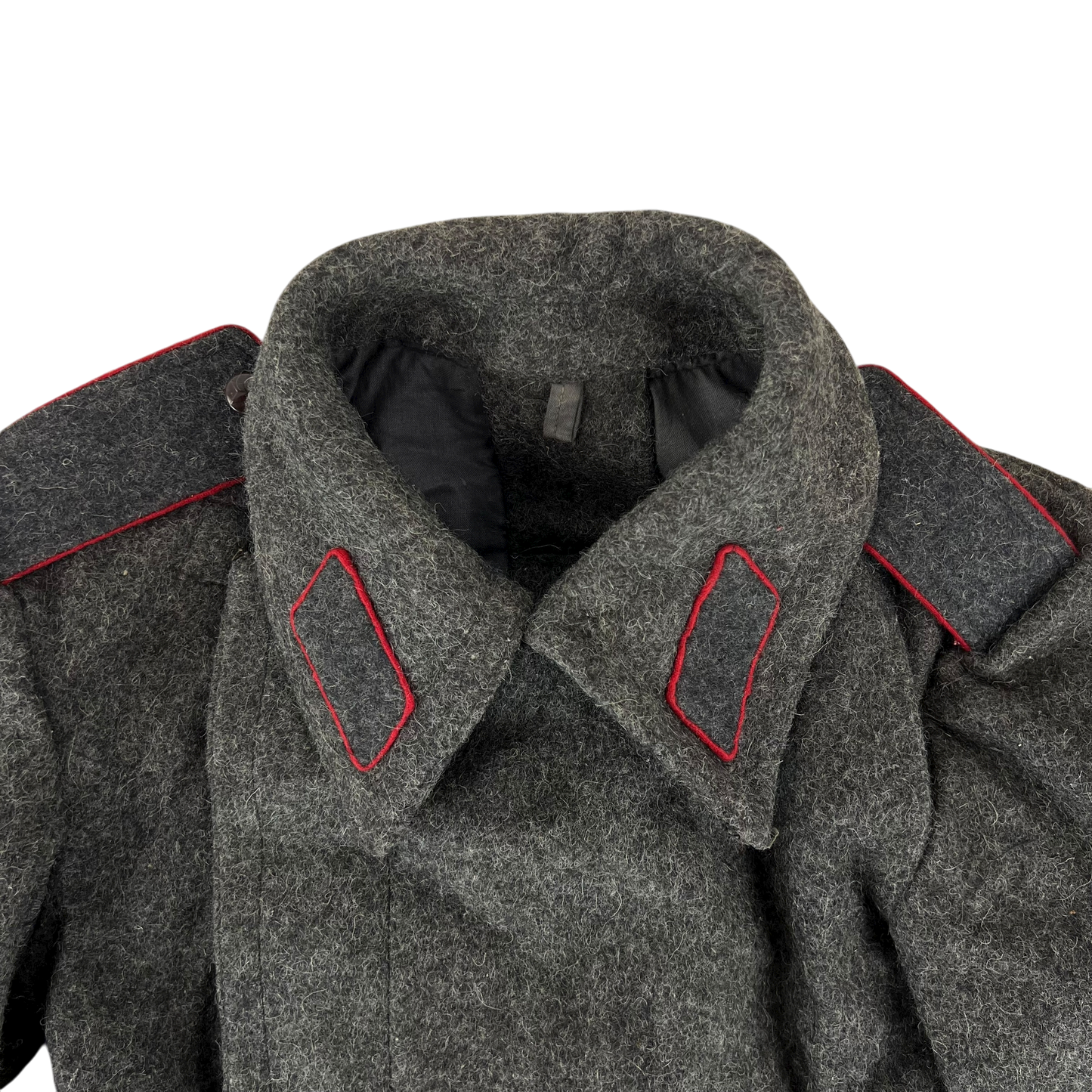 Bulgarian People's Army 50s Grey Wool Greatcoat - Small