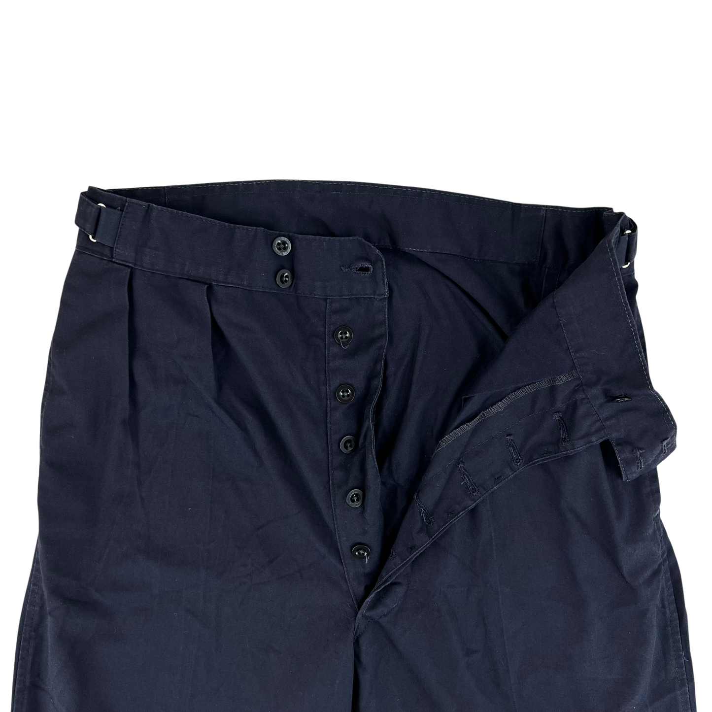 British Royal Navy Poly-Cotton Working Dress Trousers - W32 L32.5