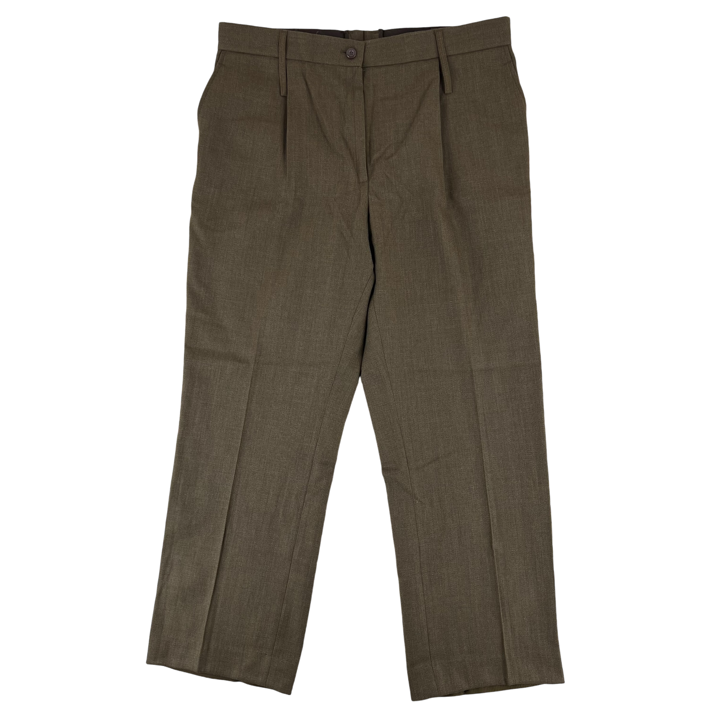 British Army No. 2 FAD Barracks Brown Women's Slacks Trousers - W34 L29