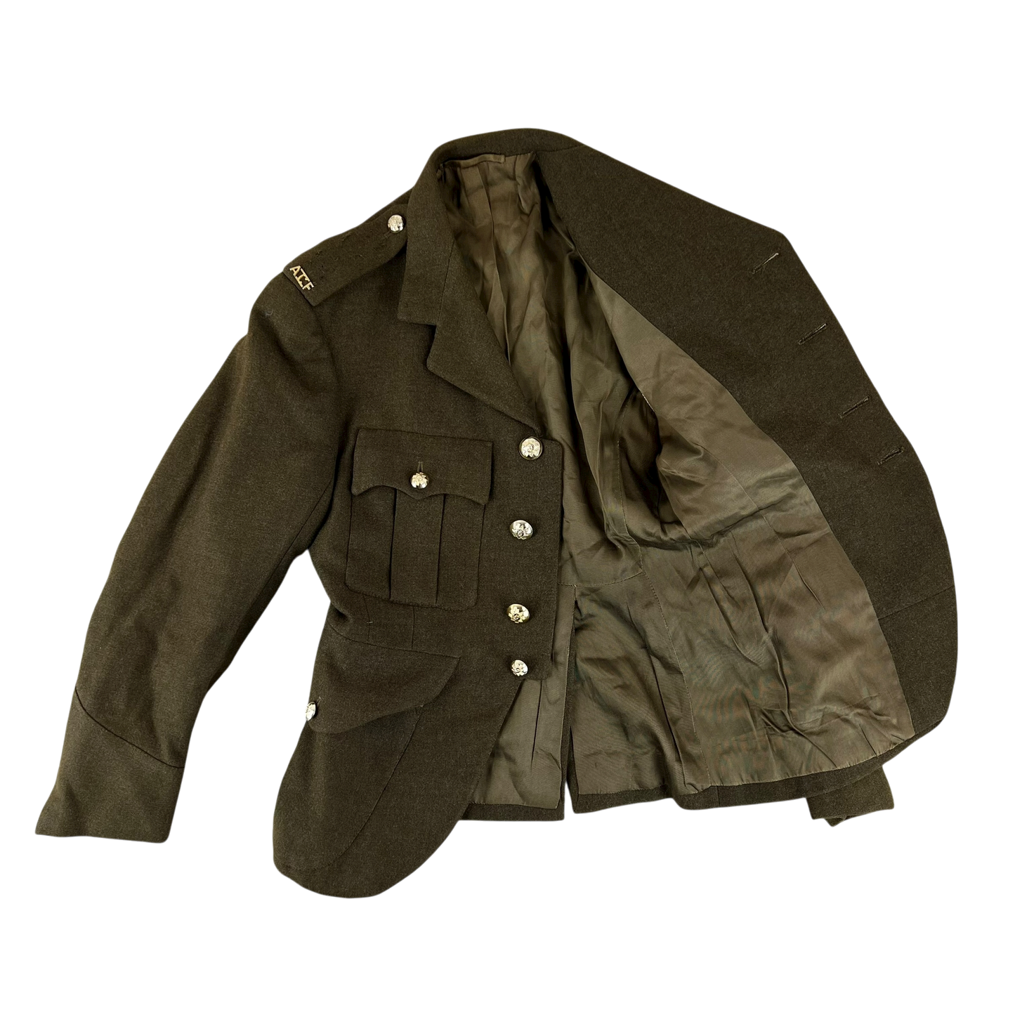 British Army No. 2 Dress Jacket Green 50s Scottish Pattern - Royal Highlanders "Black Watch" ATF - Medium