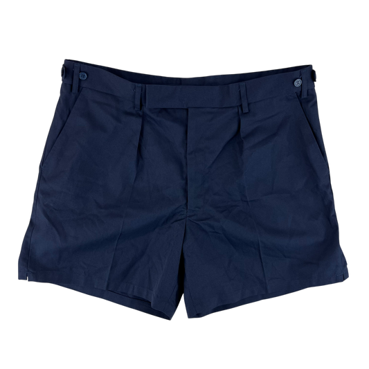 British Army / Tri-Services Navy Blue PTI Shorts - W37