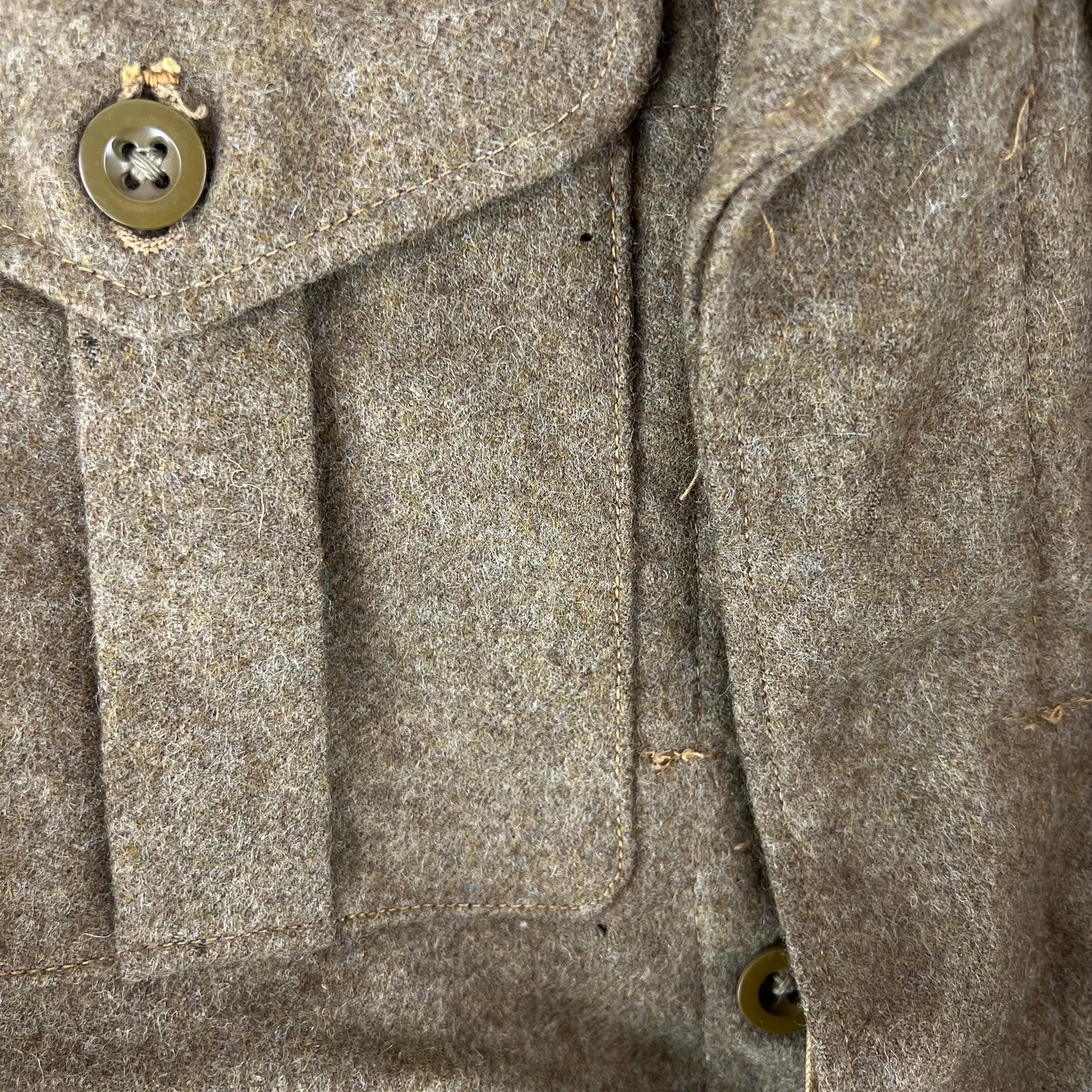 British Army 50s Khaki Ike 1949 Pattern Battle Dress Jacket - Honourable Artillery Company - Small SIZE 4