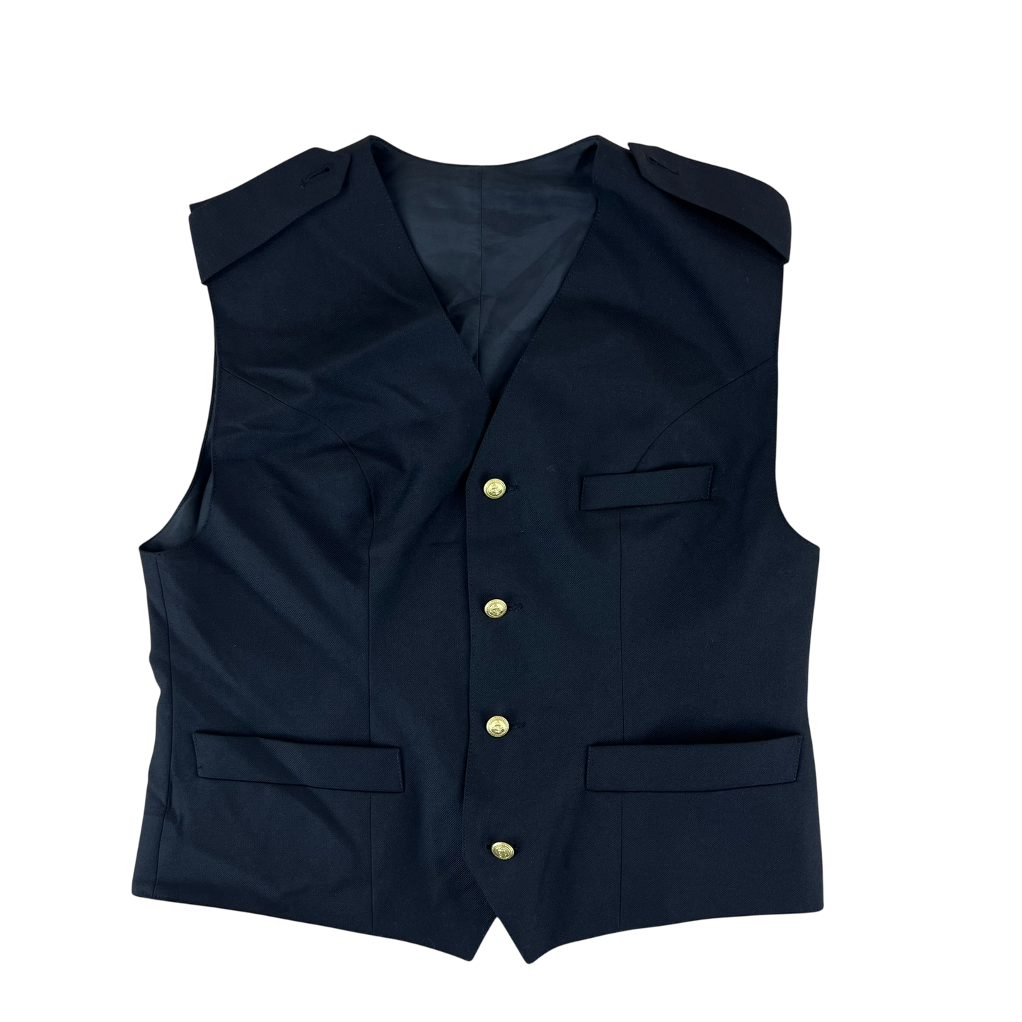Finnish Navy M83 Black Mess Dress Officer's Waistcoat - Medium