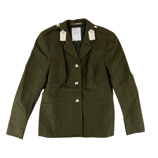 British Army Women's 1980 Pattern No. 2 Olive Green Dress Jacket - Welbeck College - Small 162/88
