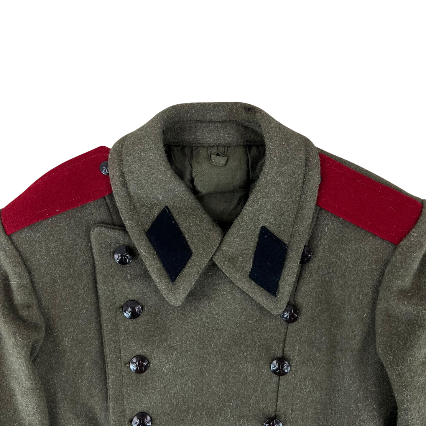 Bulgarian People's Army Khaki Wool Greatcoat - Small