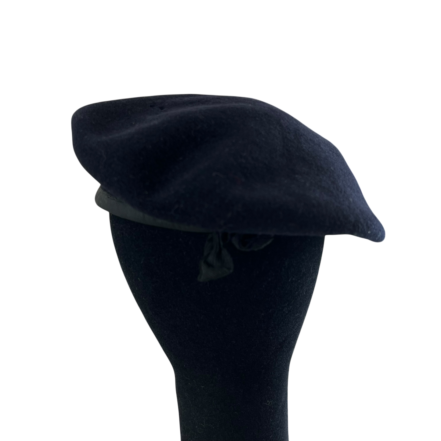 British Army Beret w/ Patch Navy Wool - Royal Logistics Corps - X Small 54cm