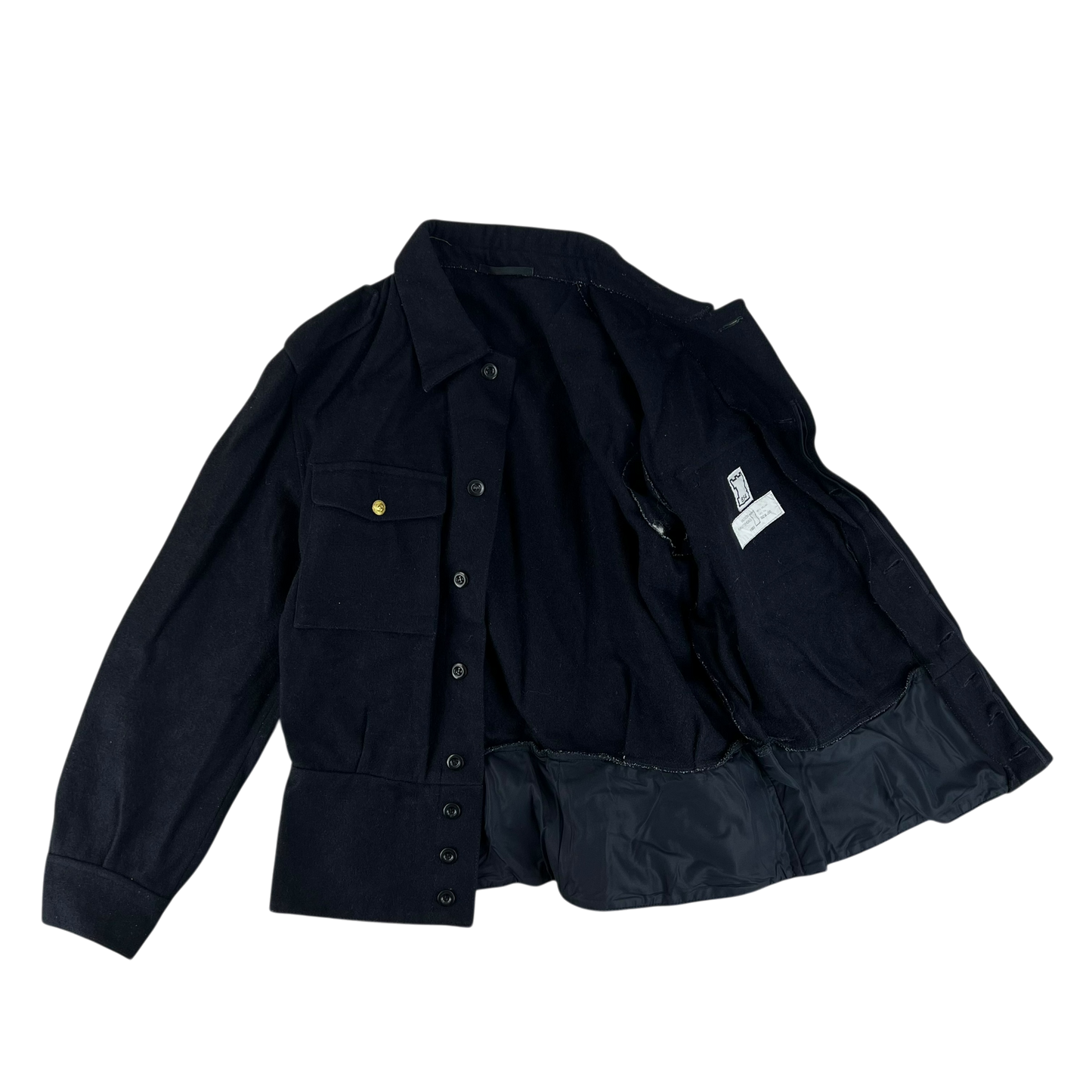 Finnish Navy M65 Wool Ike Jacket - Large