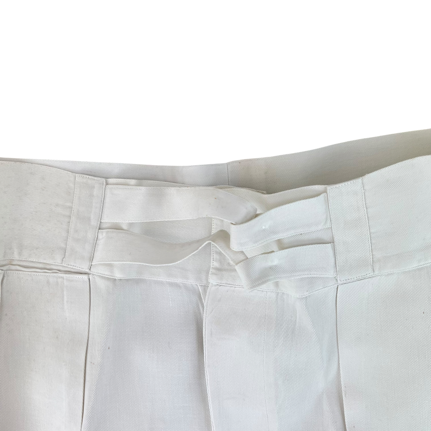British Merchant Navy 50s Tropical White Shorts - W36