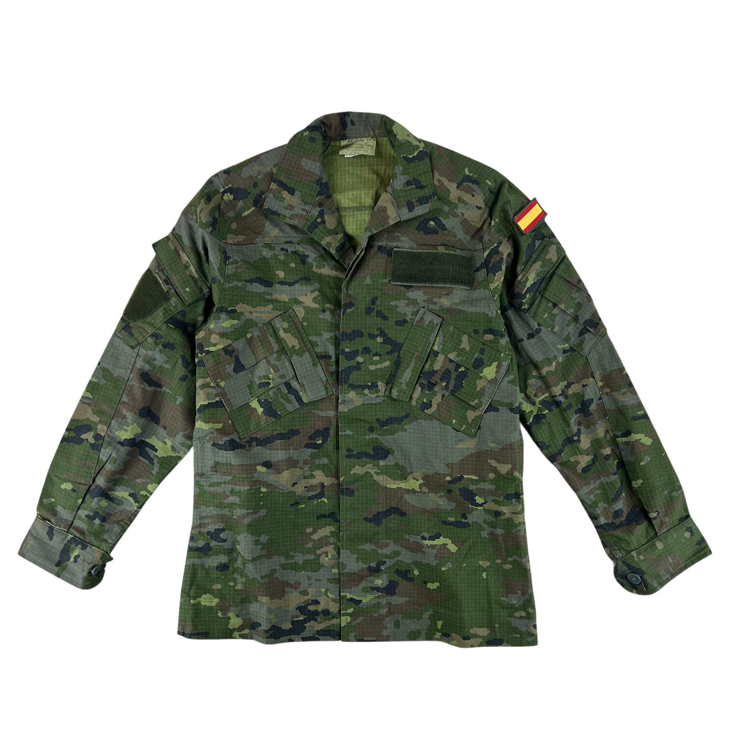 Spanish Army M09 Pixel Leaf Camouflage Ripstop Jacket - Medium