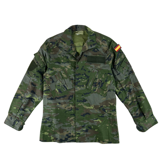 Spanish Army M09 Pixel Leaf Camouflage Ripstop Jacket - Medium