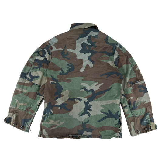 US Army M81 Woodland Camouflage BDU Combat Jacket - Medium