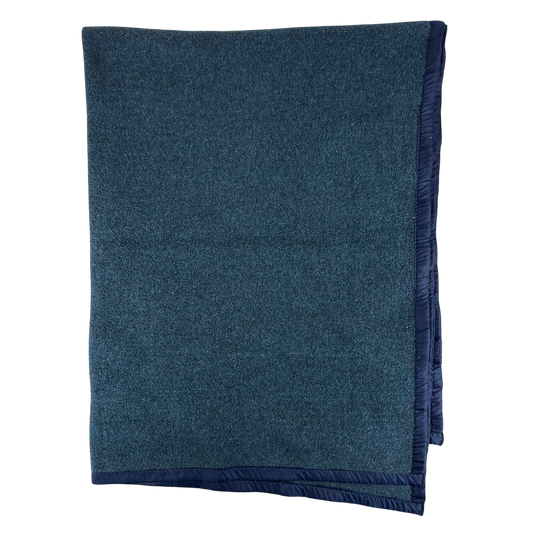 Romanian Army / Air Force Blue Wool Blanket
