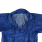 French Army Navy 70s Vintage Denim Pullover Top - Small