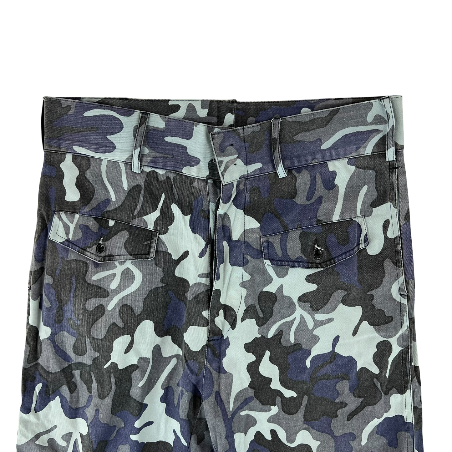 Romanian Army / Police M1990 Blue Leaf Camouflage Trousers - W35 L24.5