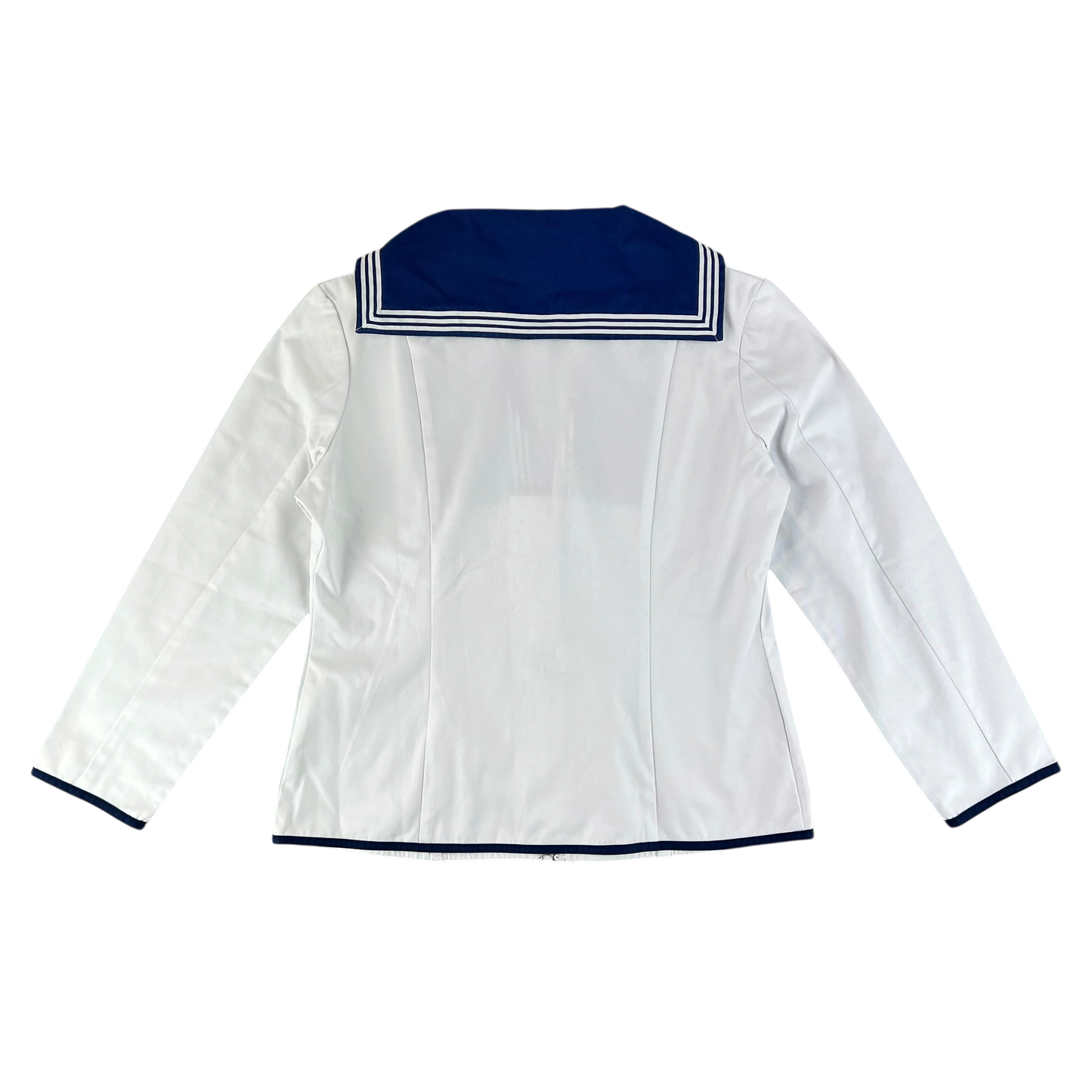 British Royal Navy Women's Class II White Jumper Sailor's Top - Large 170/108