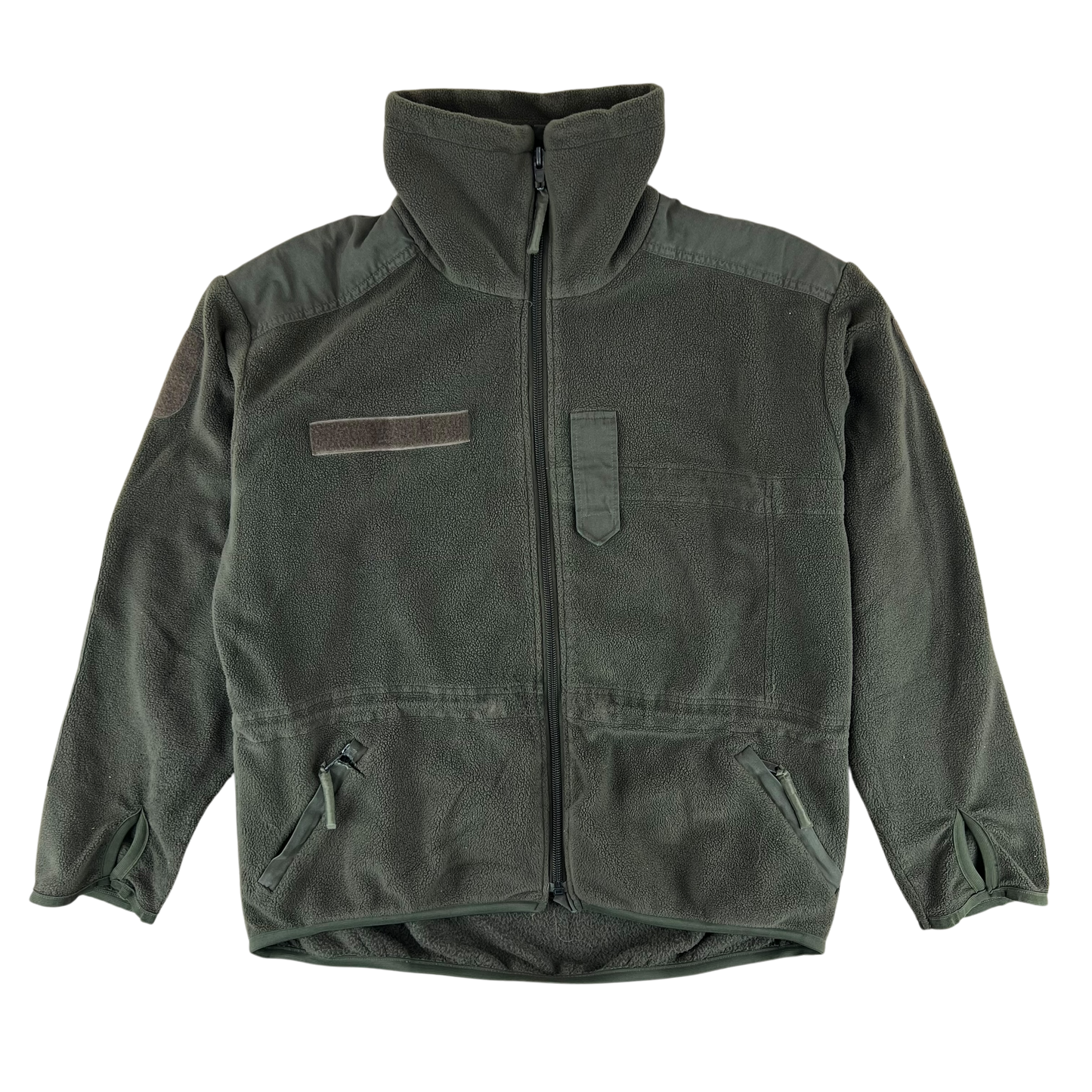 Austrian Army Olive Fleece Cardigan - X Large