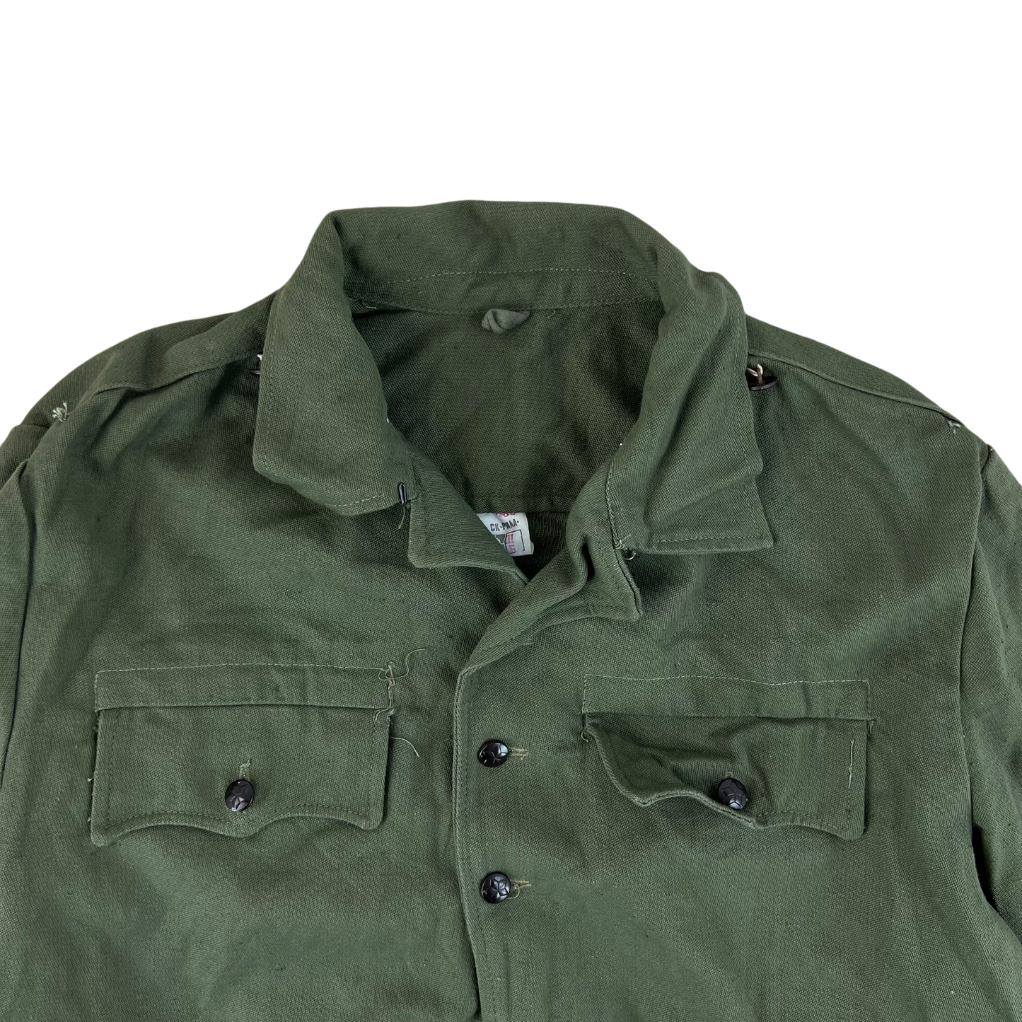Bulgarian People's Army Olive Green Cossack Shirt - Large
