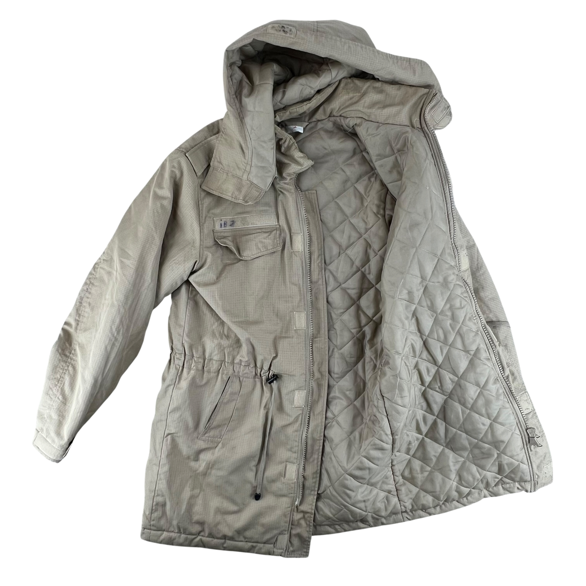 Romanian Army Tan Thermal Ripstop Parka Coat - Large