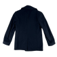 US Navy 80s Black Wool Peacoat - Medium 36S