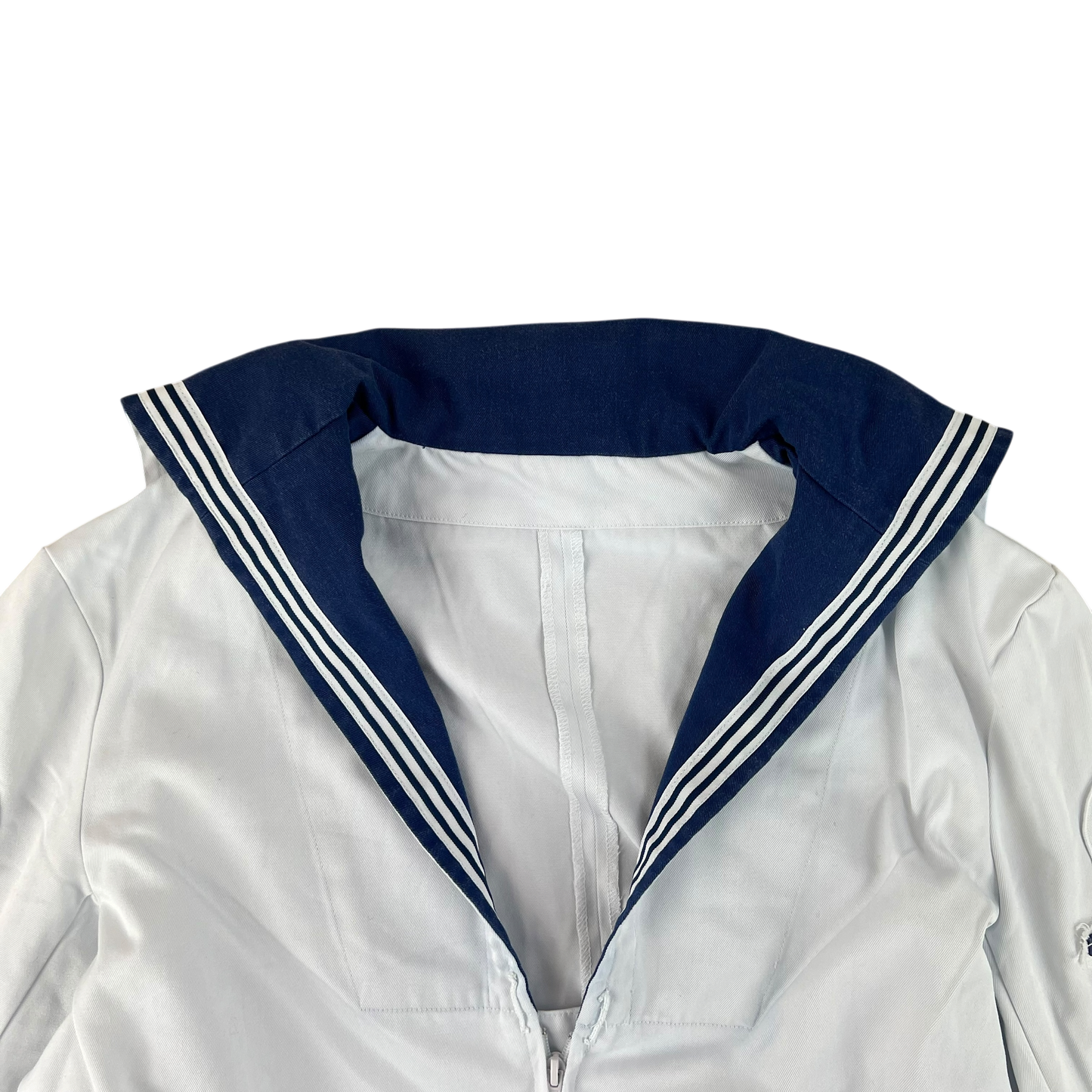 British Royal Navy Class II White Jumper Sailor's Top - Large 188/112